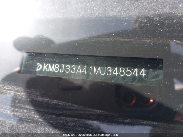 12637020 :رقم المزاد ، KM8J33A41MU348544 vin ، 2021 Hyundai Tucson Limited/sel/sport/ultimate/value مزاد بيع