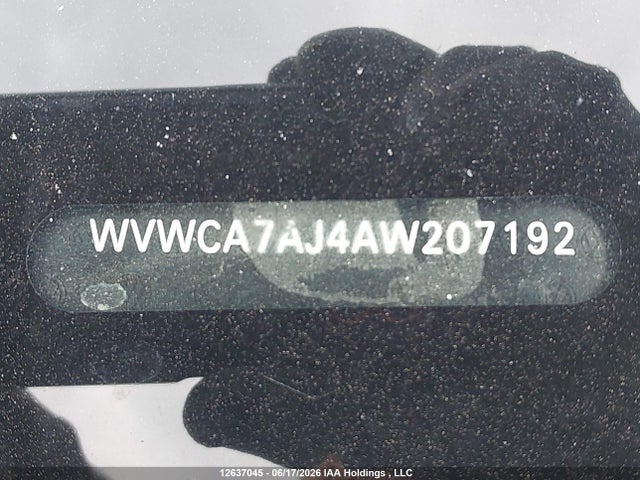 Aukcja sprzedaży 2010 Volkswagen Golf, vin: WVWCA7AJ4AW207192, numer aukcji: 12637045