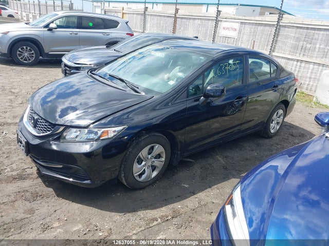 2013 Honda Civic Lx მანქანა იყიდება აუქციონზე, vin: 2HGFB2F46DH015907, აუქციონის ნომერი: 12637055