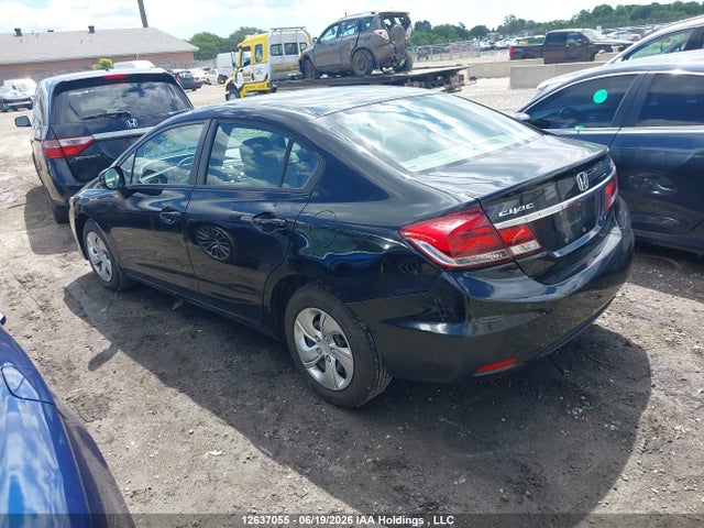 2013 Honda Civic Lx მანქანა იყიდება აუქციონზე, vin: 2HGFB2F46DH015907, აუქციონის ნომერი: 12637055