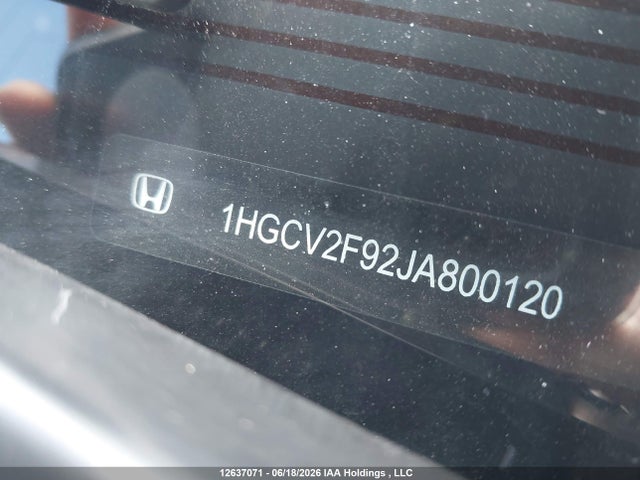 2018 Honda Accord Touring 2.0t მანქანა იყიდება აუქციონზე, vin: 1HGCV2F92JA800120, აუქციონის ნომერი: 12637071