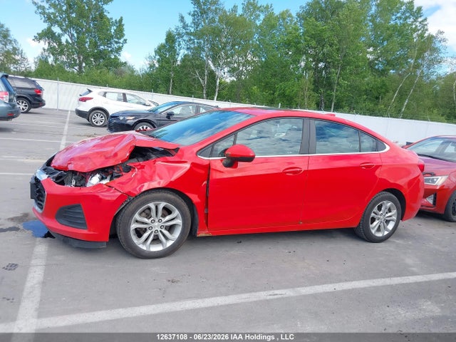 12637108 :رقم المزاد ، 1G1BH5SE3K7118277 vin ، 2019 Chevrolet Cruze مزاد بيع