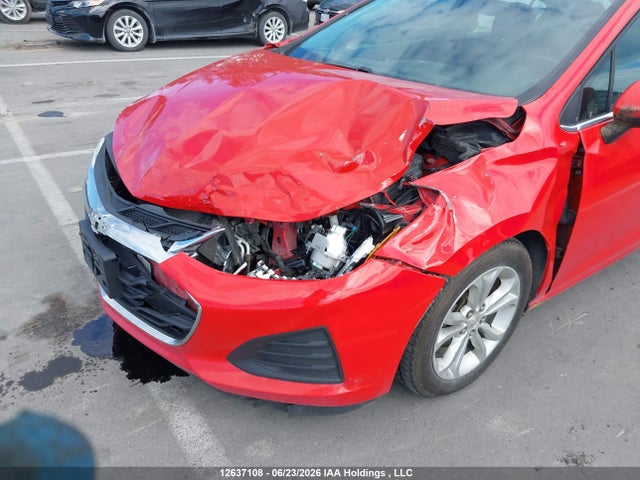 12637108 :رقم المزاد ، 1G1BH5SE3K7118277 vin ، 2019 Chevrolet Cruze مزاد بيع