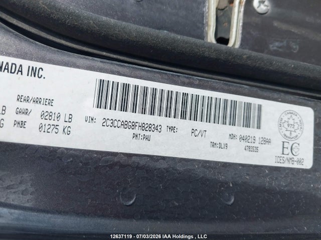 Chrysler 300 S 2015 2C3CCABG8FH828343 Image 9