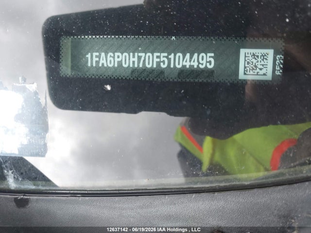 12637142 :رقم المزاد ، 1FA6P0H70F5104495 vin ، 2015 Ford Fusion Se مزاد بيع