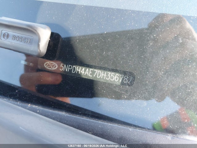 Aukcja sprzedaży 2013 Hyundai Elantra Gls/limited, vin: 5NPDH4AE7DH356787, numer aukcji: 12637160