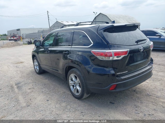 Toyota Highlander Limited 2016 5TDDKRFH8GS340498 Image 3