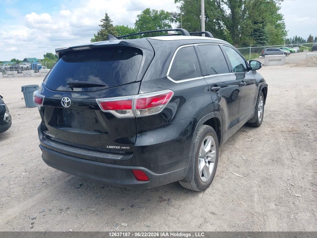 Toyota Highlander Limited 2016 5TDDKRFH8GS340498 Image 4