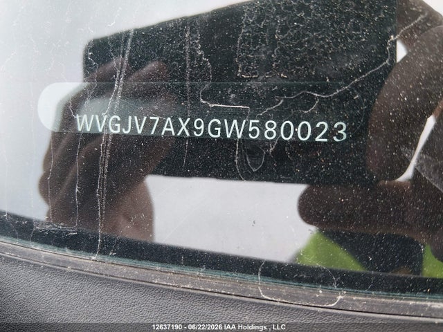 Aukcja sprzedaży 2016 Volkswagen Tiguan Comfort/high/r-line/sp Ed, vin: WVGJV7AX9GW580023, numer aukcji: 12637190