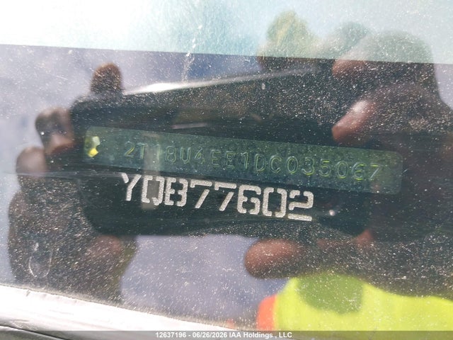 12637196 :رقم المزاد ، 2T1BU4EE1DC035067 vin ، 2013 Toyota Corolla مزاد بيع