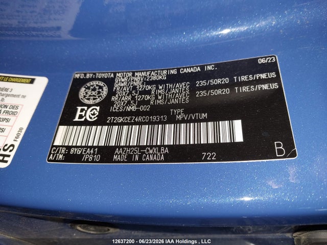 Aukcja sprzedaży 2024 Lexus Nx 350h 350h, vin: 2T2GKCEZ4RC019313, numer aukcji: 12637200