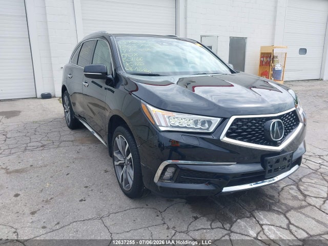 Auction sale of the 2019 Acura Mdx Advance, vin: 5J8YD4H80KL801166, lot number: 12637255