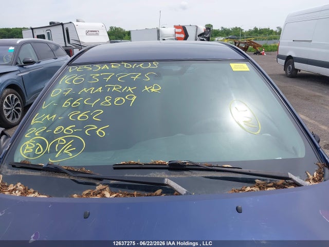 12637275 :رقم المزاد ، 2T1KR32E27C664809 vin ، 2007 Toyota Matrix Xr مزاد بيع