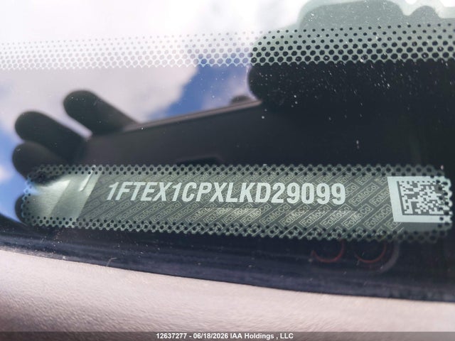 Aukcja sprzedaży 2020 Ford F-150 Lariat/xl/xlt, vin: 1FTEX1CPXLKD29099, numer aukcji: 12637277