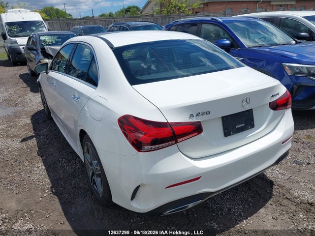 Aukcja sprzedaży 2022 Mercedes-benz A 220 4matic, vin: W1K3G4FB0NJ355797, numer aukcji: 12637298
