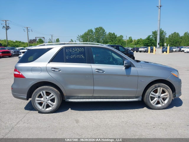 Aukcja sprzedaży 2012 Mercedes-benz Ml 350 Bluetec 4matic, vin: 4JGDA2EB9CA015028, numer aukcji: 12637300