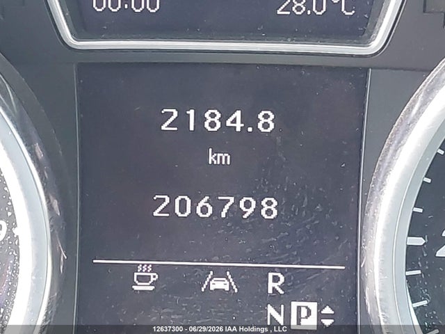 Aukcja sprzedaży 2012 Mercedes-benz Ml 350 Bluetec 4matic, vin: 4JGDA2EB9CA015028, numer aukcji: 12637300