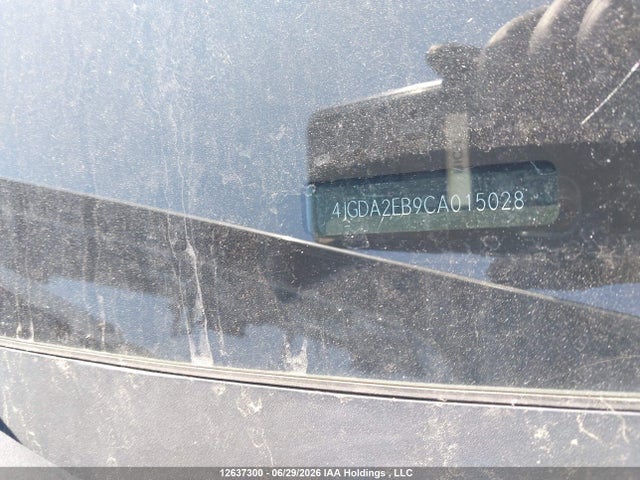 Aukcja sprzedaży 2012 Mercedes-benz Ml 350 Bluetec 4matic, vin: 4JGDA2EB9CA015028, numer aukcji: 12637300