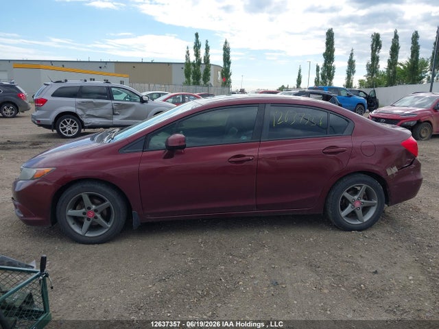 12637357 :رقم المزاد ، 2HGFB2F92CH006891 vin ، 2012 Honda Civic Exl مزاد بيع