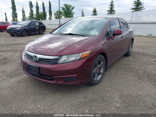 12637357 :رقم المزاد ، 2HGFB2F92CH006891 vin ، 2012 Honda Civic Exl مزاد بيع