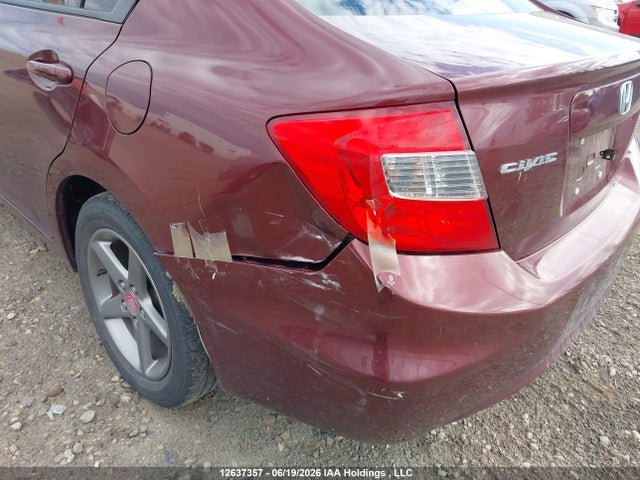 12637357 :رقم المزاد ، 2HGFB2F92CH006891 vin ، 2012 Honda Civic Exl مزاد بيع