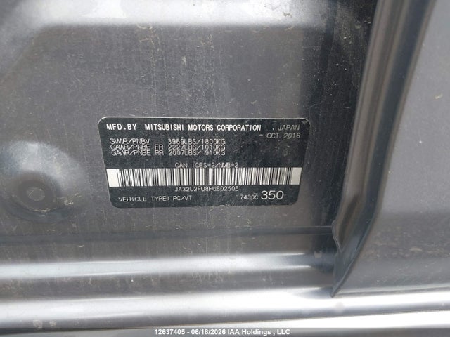 Mitsubishi LANCER ES 2017 JA32U2FU8HU602506 Image 9