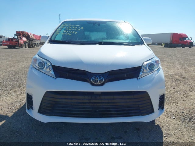 12637412 :رقم المزاد ، 5TDZZ3DC4LS074459 vin ، 2020 Toyota Sienna L مزاد بيع