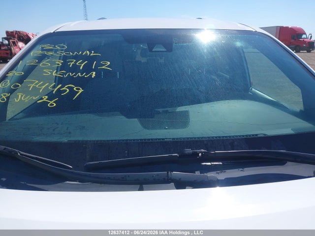 12637412 :رقم المزاد ، 5TDZZ3DC4LS074459 vin ، 2020 Toyota Sienna L مزاد بيع