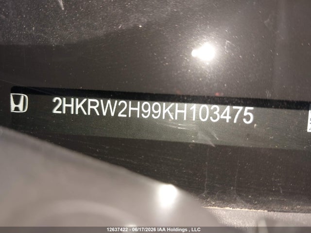 Honda Cr-v Touring 2019 2HKRW2H99KH103475 Image 19