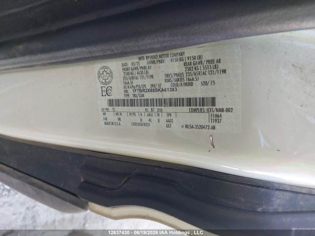 1FTBR2X88SKA61383 Ford Transit T-250