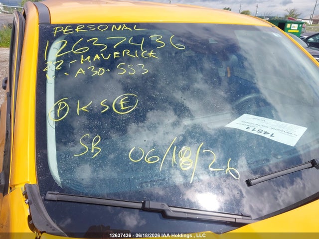 12637436 :رقم المزاد ، 3FTTW8F93NRA30553 vin ، 2022 Ford Maverick Xl/xlt/lariat مزاد بيع