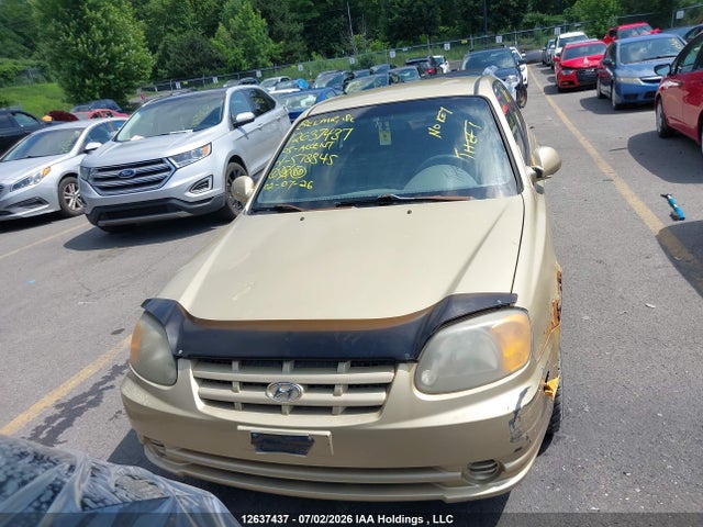 12637437 :رقم المزاد ، KMHCG45C65U578845 vin ، 2005 Hyundai Accent Gl مزاد بيع