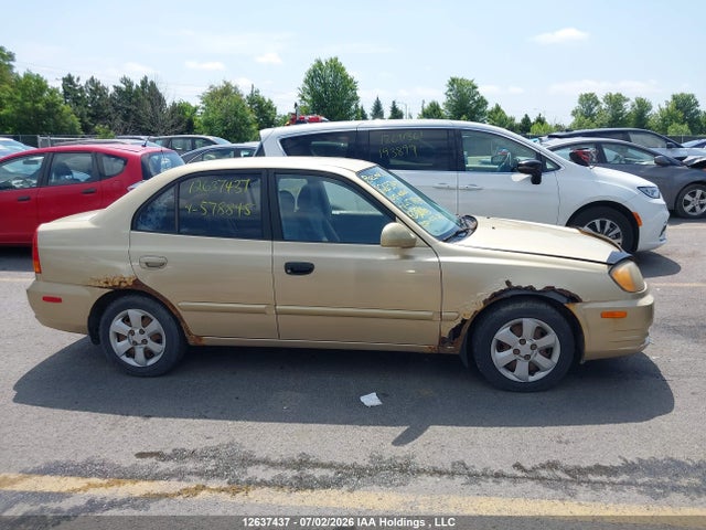 12637437 :رقم المزاد ، KMHCG45C65U578845 vin ، 2005 Hyundai Accent Gl مزاد بيع