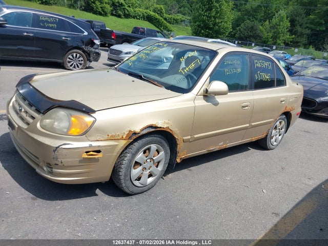 12637437 :رقم المزاد ، KMHCG45C65U578845 vin ، 2005 Hyundai Accent Gl مزاد بيع