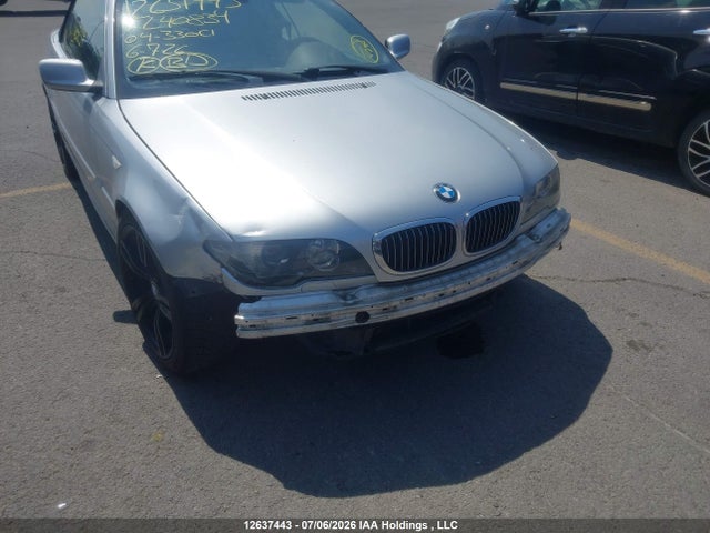 Продажа на аукционе авто 2004 Bmw 330ci, vin: WBABW53484PL40834, номер лота: 12637443