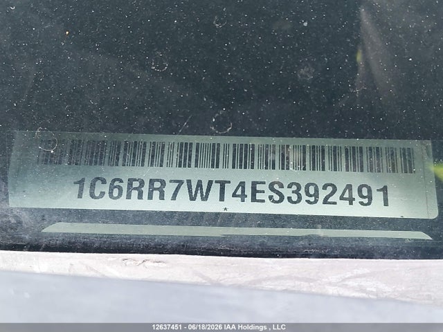 Продаж на аукціоні авто 2014 Ram 1500 Longhorn, vin: 1C6RR7WT4ES392491, номер лоту: 12637451