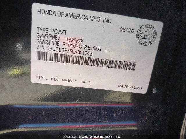 Acura Ilx Premium 2020 19UDE2F75LA801042 Image 9