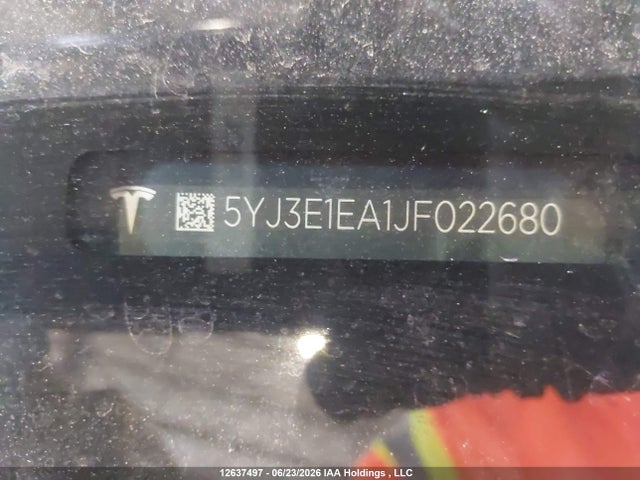 Tesla Model 3 Long Range/mid Range 2018 5YJ3E1EA1JF022680 Image 20