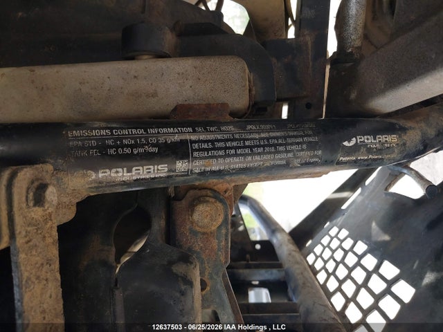 12637503 :رقم المزاد ، 4XARVE992J8032398 vin ، 2018 Polaris Ranger Crew Xp 1000 Eps مزاد بيع