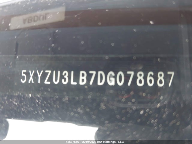 12637516 :رقم المزاد ، 5XYZU3LB7DG078687 vin ، 2013 Hyundai Santa Fe Sport مزاد بيع