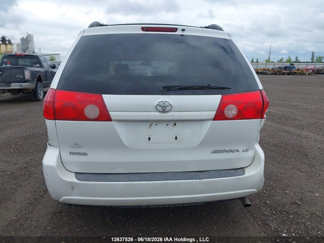 2008 Toyota Sienna Le 7 Passenger მანქანა იყიდება აუქციონზე, vin: 5TDZK23C98S110637, აუქციონის ნომერი: 12637526