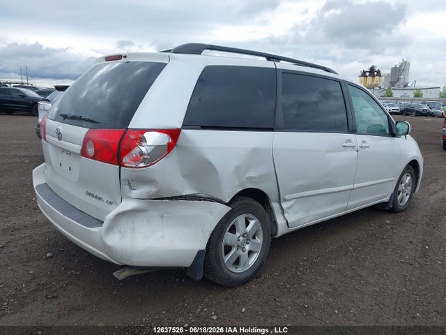 2008 Toyota Sienna Le 7 Passenger მანქანა იყიდება აუქციონზე, vin: 5TDZK23C98S110637, აუქციონის ნომერი: 12637526
