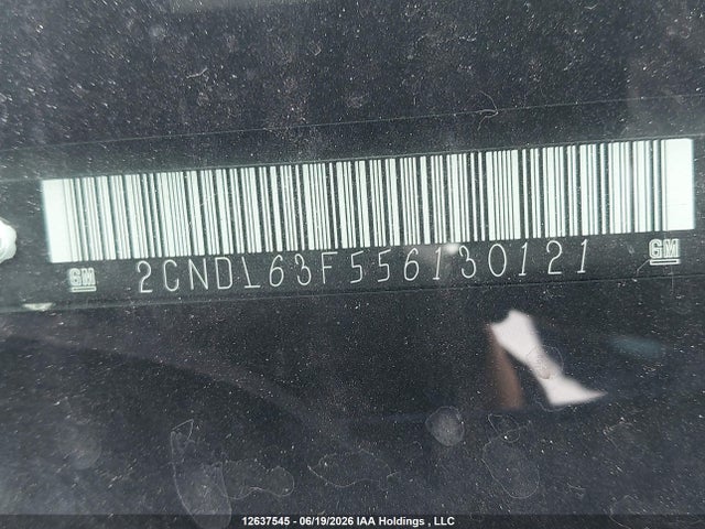 Продаж на аукціоні авто 2005 Chevrolet Equinox Lt, vin: 2CNDL63F556130121, номер лоту: 12637545