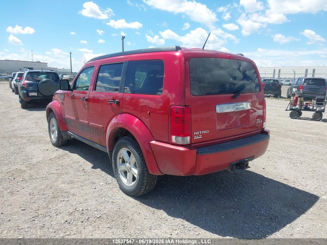 12637547 :رقم المزاد ، 1D8GU58K88W110813 vin ، 2008 Dodge Nitro Slt مزاد بيع