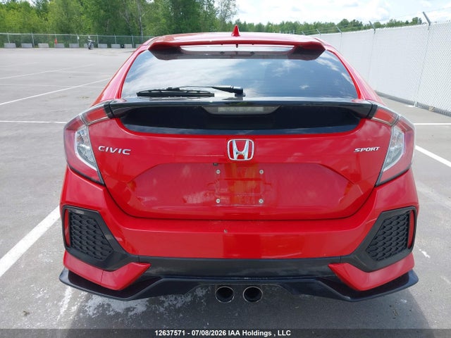 2019 Honda Civic Sport მანქანა იყიდება აუქციონზე, vin: SHHFK7G40KU303403, აუქციონის ნომერი: 12637571