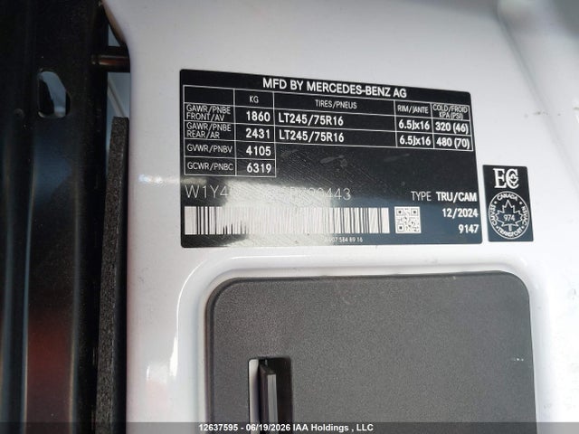 W1Y4KCHY7SP790443 Mercedes-Benz Sprinter 2500