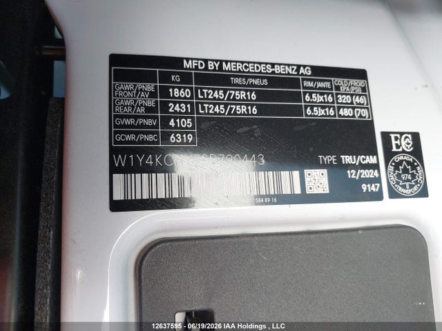 W1Y4KCHY7SP790443 Mercedes-Benz Sprinter 2500