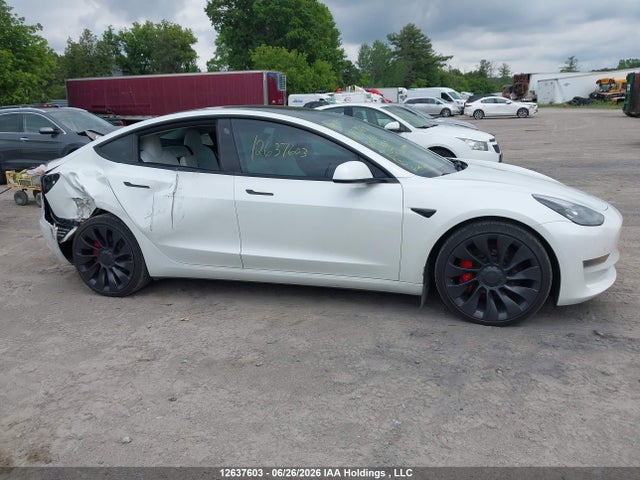 Продажа на аукционе авто 2022 Tesla Model 3 Performance, vin: 5YJ3E1EC0NF160878, номер лота: 12637603