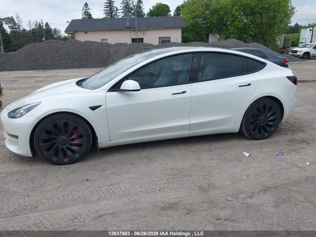 Продажа на аукционе авто 2022 Tesla Model 3 Performance, vin: 5YJ3E1EC0NF160878, номер лота: 12637603