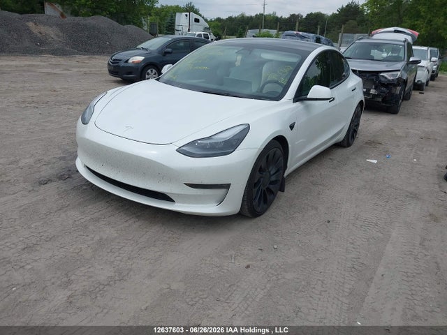 Продажа на аукционе авто 2022 Tesla Model 3 Performance, vin: 5YJ3E1EC0NF160878, номер лота: 12637603